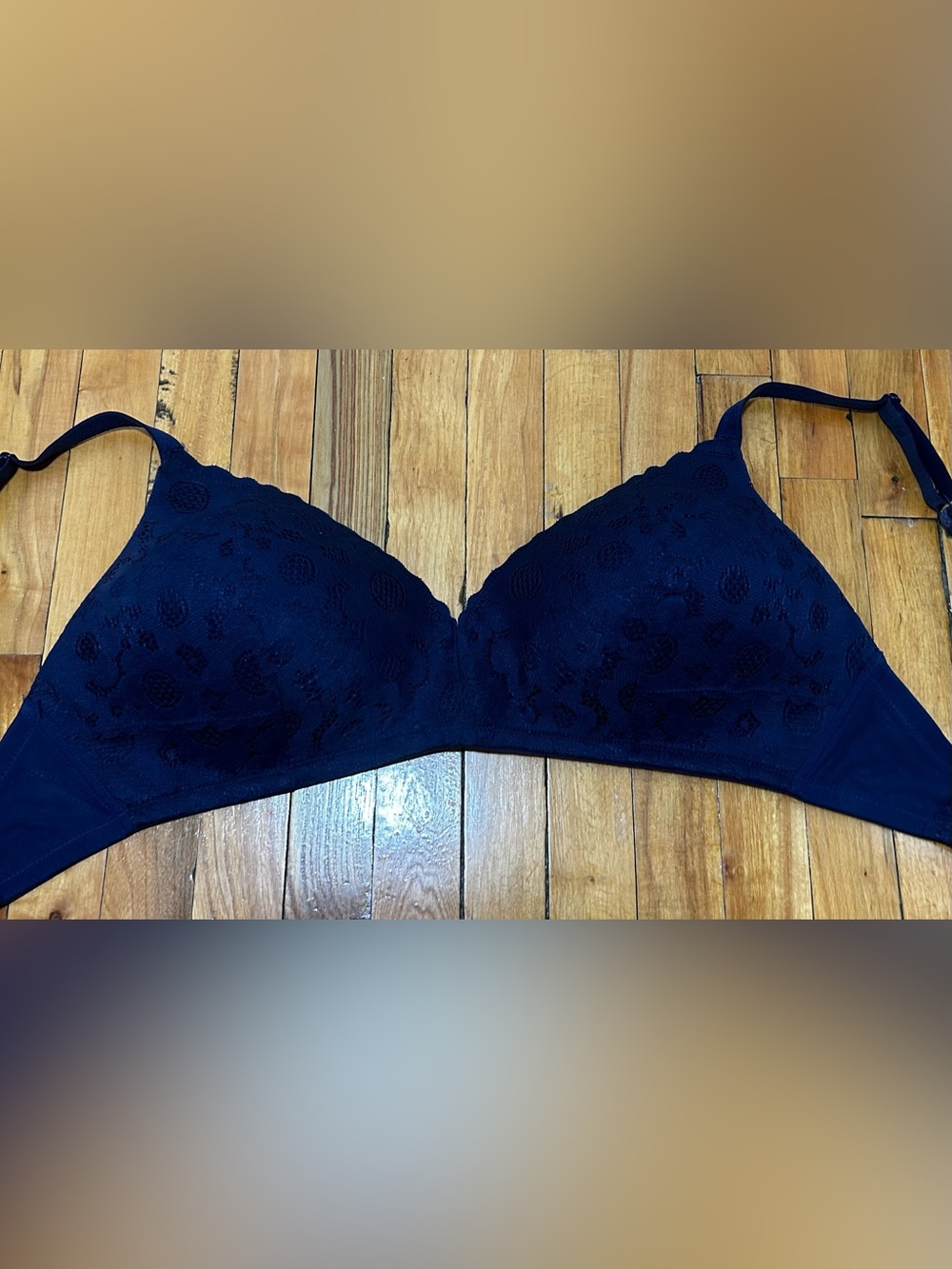 aerie dark blue Lace Wireless Bra